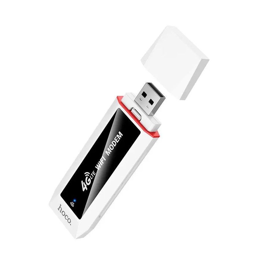 CLÉ 4G LTE WIFI 6 (ROUTEUR PORTABLE) - HOCO HI43 - BLANC