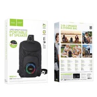 ENCEINTE PORTABLE BLUETOOTH HOCO HC42 - 8W - 6L - DESIGN SAC À DOS - NOIR