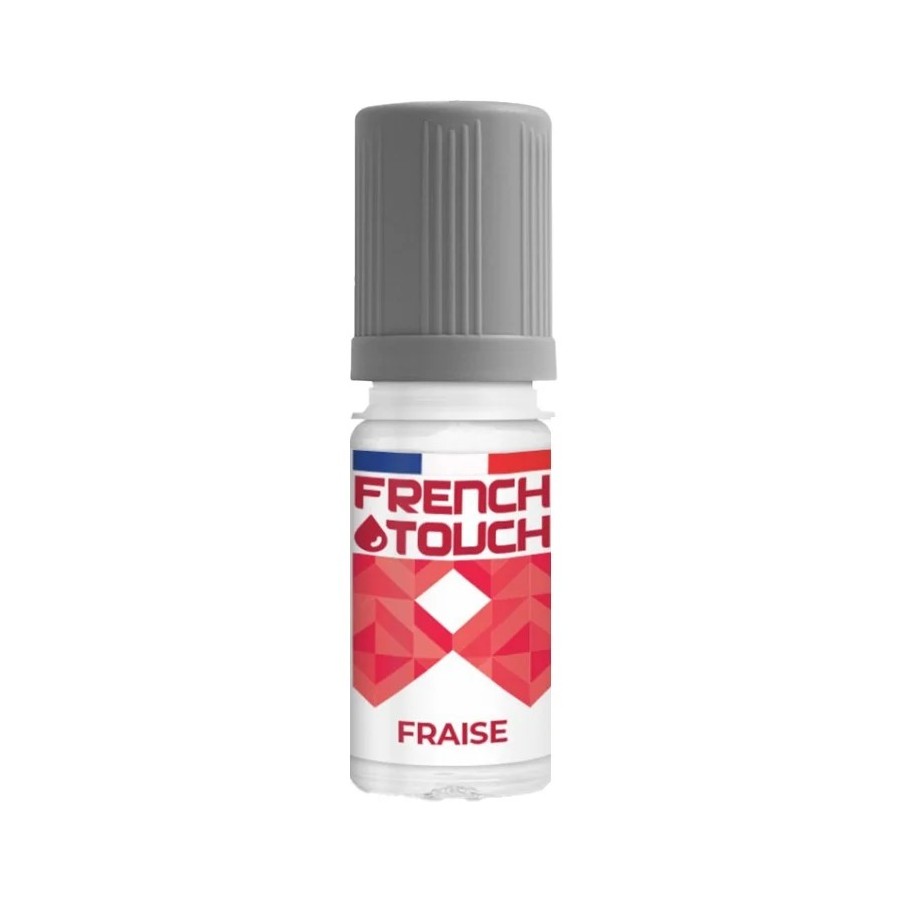 E-liquide FRENCH TOUCH FRAISE 10 ml (boîte de 10 flacons)