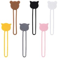 Enrouleur Organiseur de Câbles en Silicone (couleur au choix)