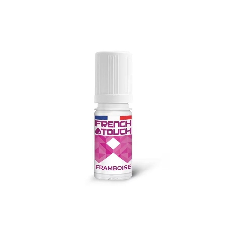 E-liquide FRENCH TOUCH FRAMBOISE 10 ml (boîte de 10 flacons)