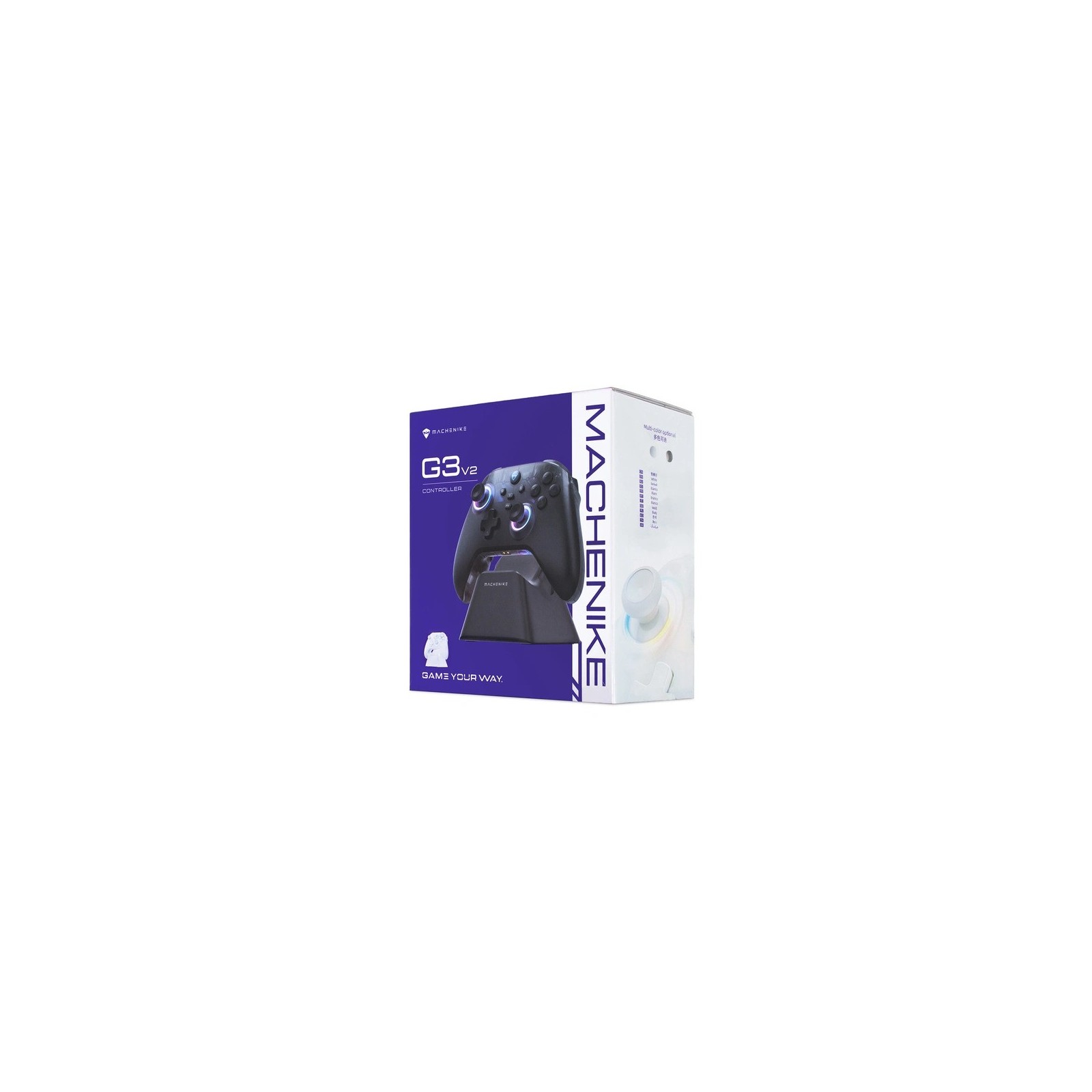 Manette de Jeu Sans Fil Machenike G3 V2 avec Station de Charge - Noir