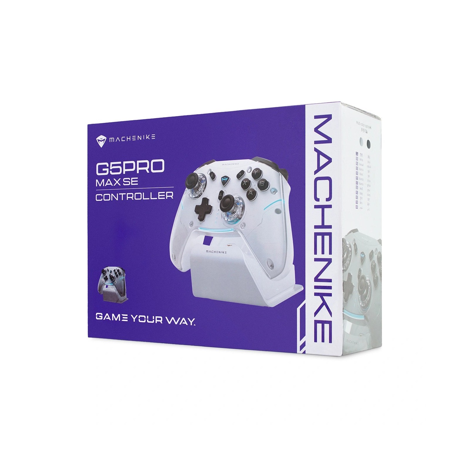 Manette de Jeu Sans Fil Machenike G5Pro Max avec Station de Charge - Gris