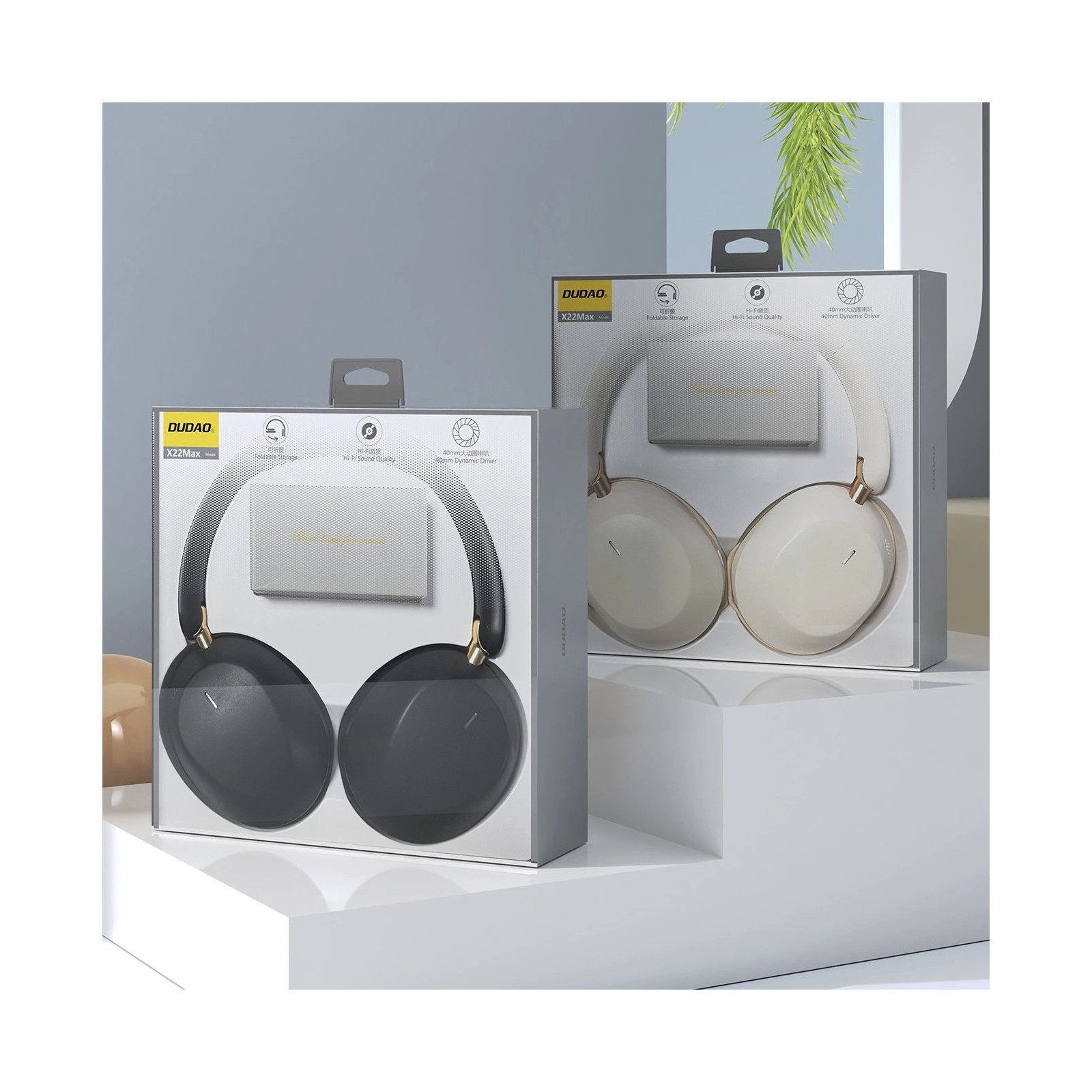 Casque Sans Fil Bluetooth Supra-Auriculaire Dudao X22 Max avec ANC - Noir