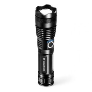Lampe Torche Tactique Wozinsky WLT-15W 15W 1500lm CREE IP65 avec Faisceau Ajustable - Noir