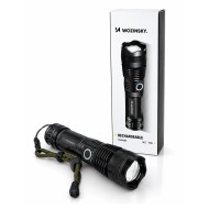 Lampe Torche Tactique Wozinsky WLT-15W 15W 1500lm CREE IP65 avec Faisceau Ajustable - Noir