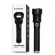 Lampe Torche Tactique Wozinsky WLT-20W 20W 2000lm CREE IP65 avec Faisceau Ajustable - Noir