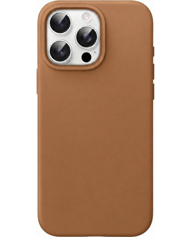 COQUE EN SILICONE POUR IPHONE 16 PRO MAX - CARAMEL