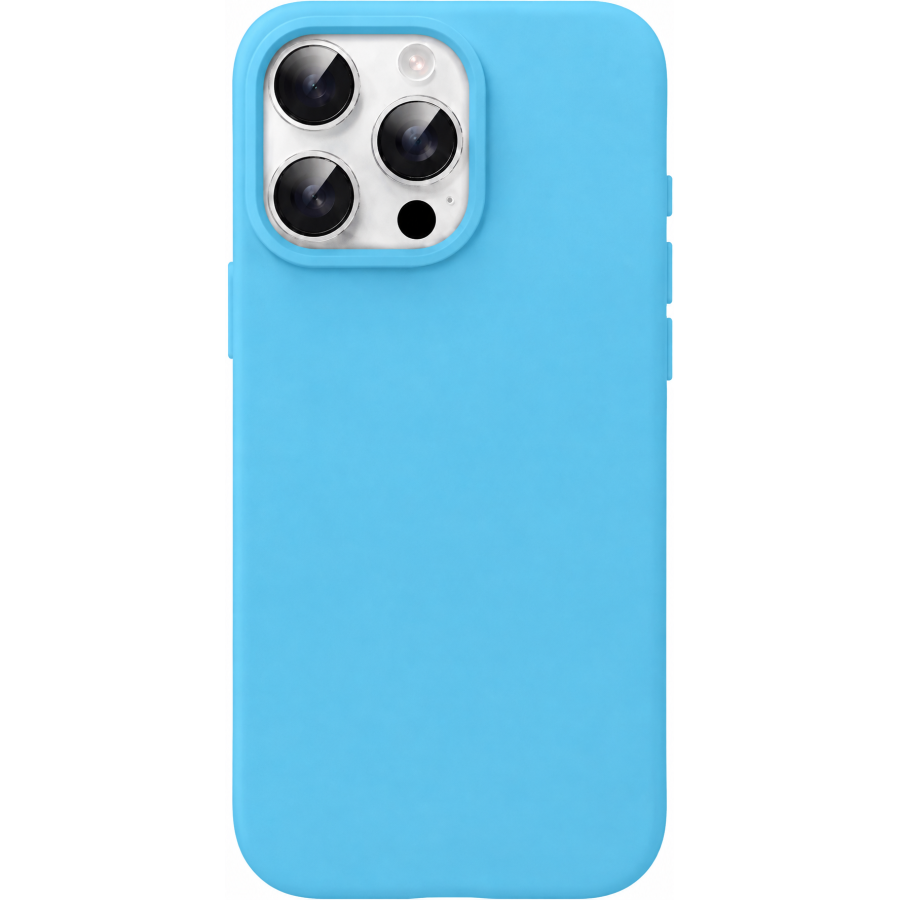 COQUE EN SILICONE POUR IPHONE 16 PRO - BLEU CIEL