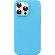 COQUE EN SILICONE POUR IPHONE 16 PRO - BLEU CIEL