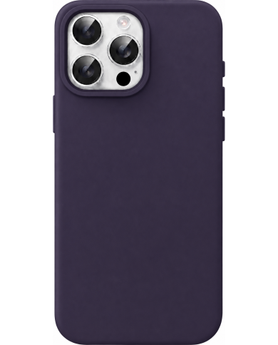 COQUE EN SILICONE POUR IPHONE 16 PRO - PLUM