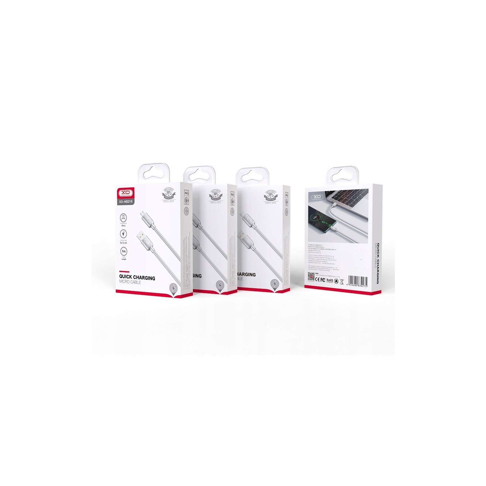 CÂBLE USB-A VERS LIGHTNING - XB-NB216 - 12W 1M BLANC