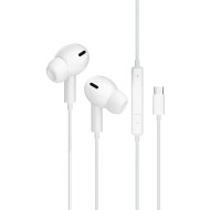 ÉCOUTEURS FILAIRES + TÉLÉCOMMANDE + MICRO - JELLICO EP3A - USB-C - 1.2M BLANC