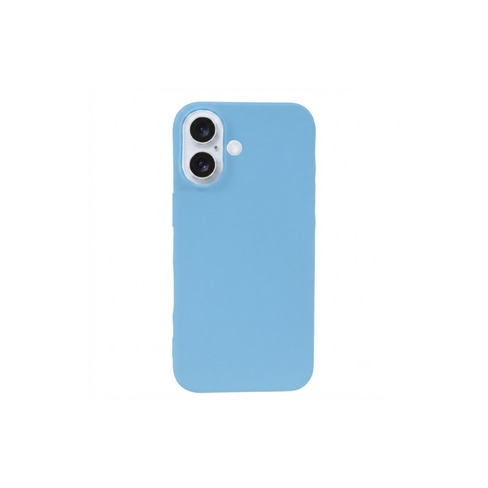 COQUE EN SILICONE POUR IPHONE 16 - BLEU CIEL