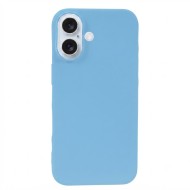 COQUE EN SILICONE POUR IPHONE 16 - BLEU CIEL