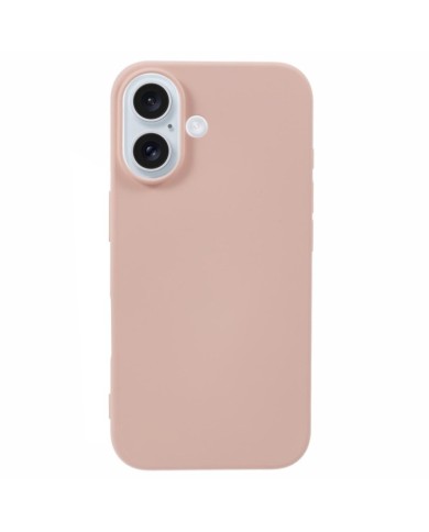 COQUE EN SILICONE POUR IPHONE PRO 16 - ROSE
