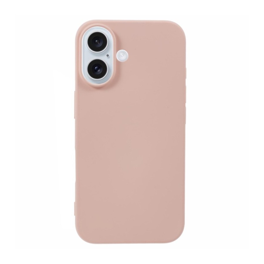 COQUE EN SILICONE POUR IPHONE PRO 16 - ROSE