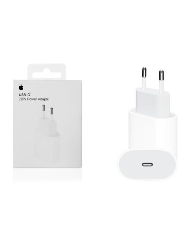 CHARGEUR SECTEUR USB-C APPLE ADAPTATEUR 20W - BLANC