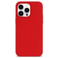 COQUE EN SILICONE POUR IPHONE 15 PRO - ROUGE