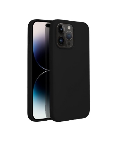 COQUE EN SILICONE POUR IPHONE 14 PRO MAX - NOIR