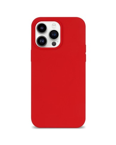 COQUE EN SILICONE POUR IPHONE 15 PRO MAX - ROUGE