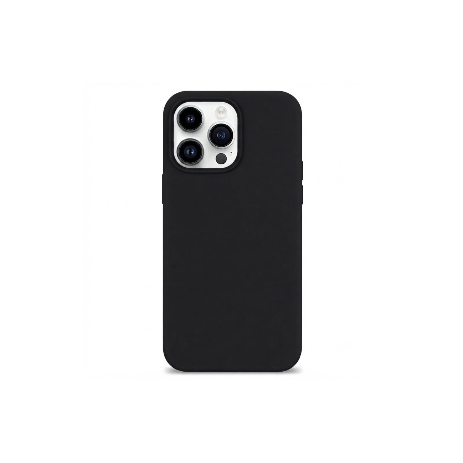 COQUE EN SILICONE POUR IPHONE 14 PRO - NOIR