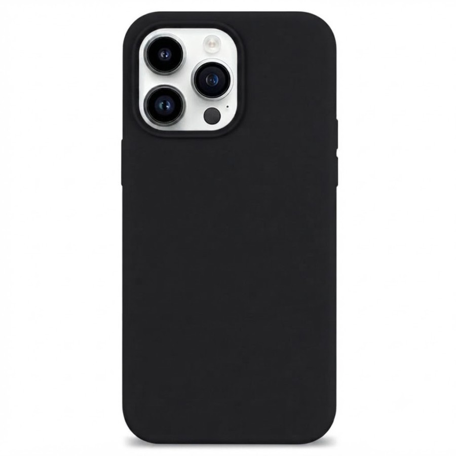 COQUE EN SILICONE POUR IPHONE 14 PRO - NOIR