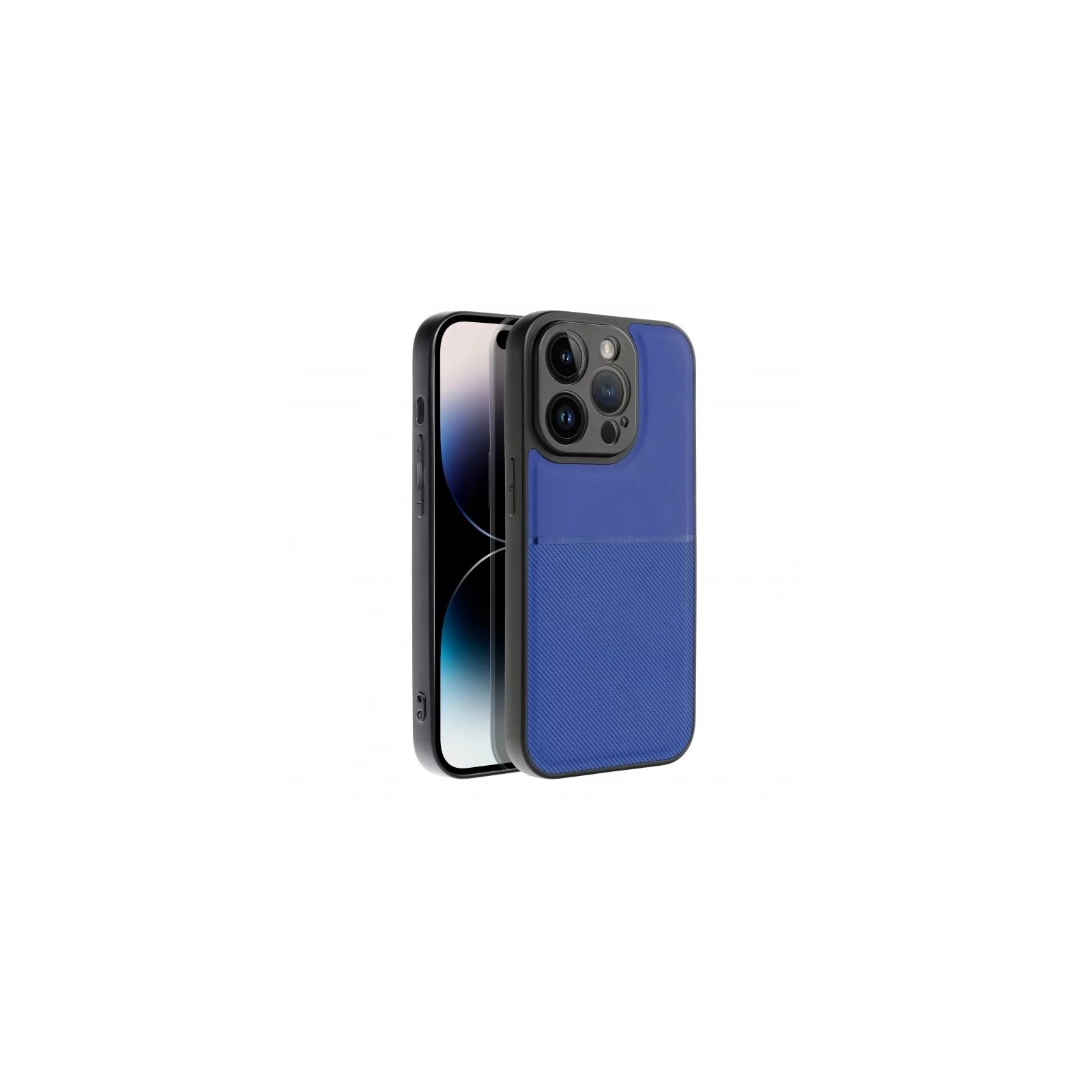 COQUE EN SILICONE POUR IPHONE  14 PRO - BLEU