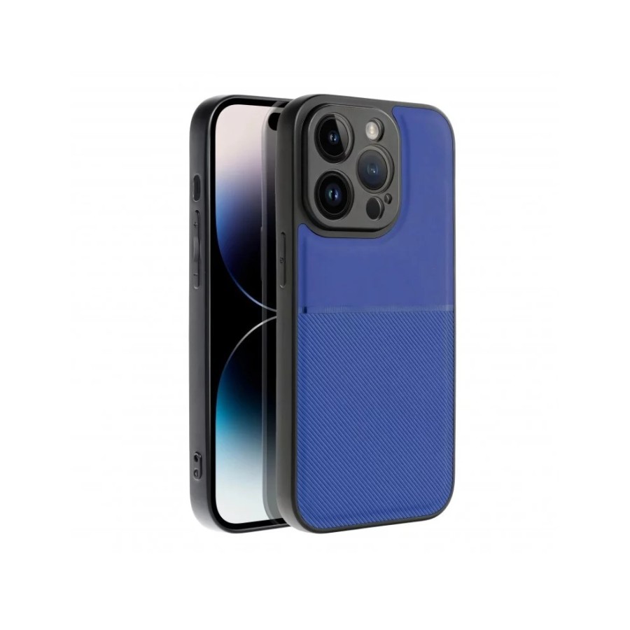 COQUE EN SILICONE POUR IPHONE  14 PRO - BLEU