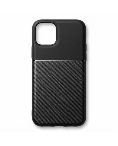 COQUE EN SILICONE POUR IPHONE 14 PRO -  NOIR