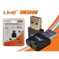 CLE WIFI USB LINQ UW300M ULTRA-COMPACT 300MBPS NOIR