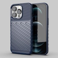 COQUE EN SILICONE POUR IPHONE 13 PRO - BLEU