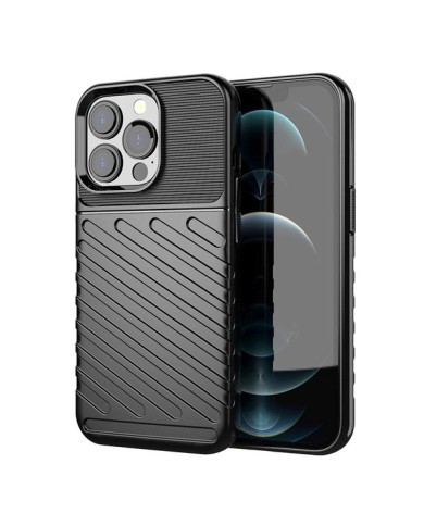 COQUE EN SILICONE POUR IPHONE 13 -  NOIR
