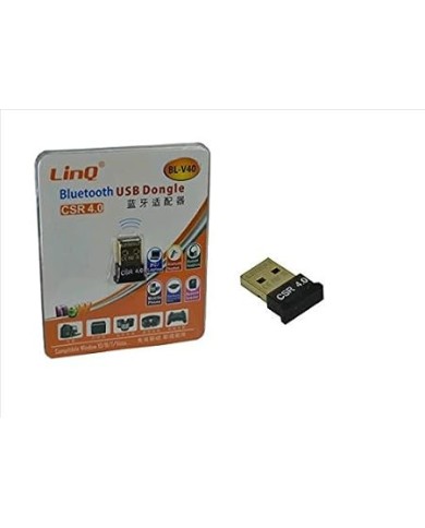 ADAPTATEUR BLUETOOTH USB LINQ BL-V40 MINI 4.0 NOIR BL-V40