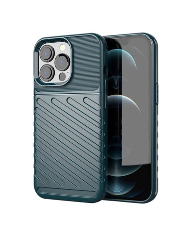 COQUE EN SILICONE POUR IPHONE 13 PRO -  VERT
