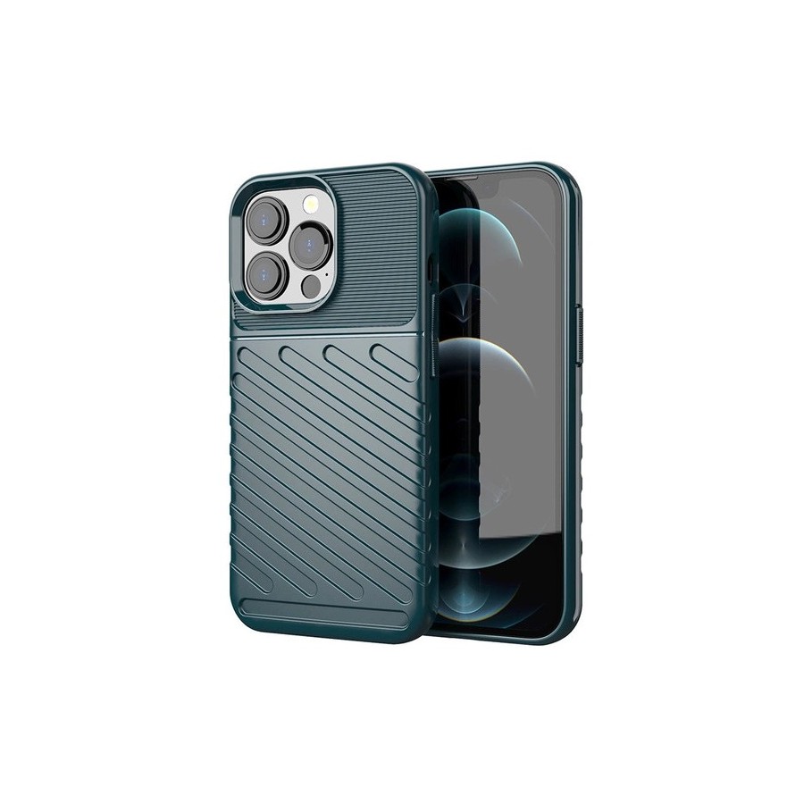 COQUE EN SILICONE POUR IPHONE 13 PRO -  VERT