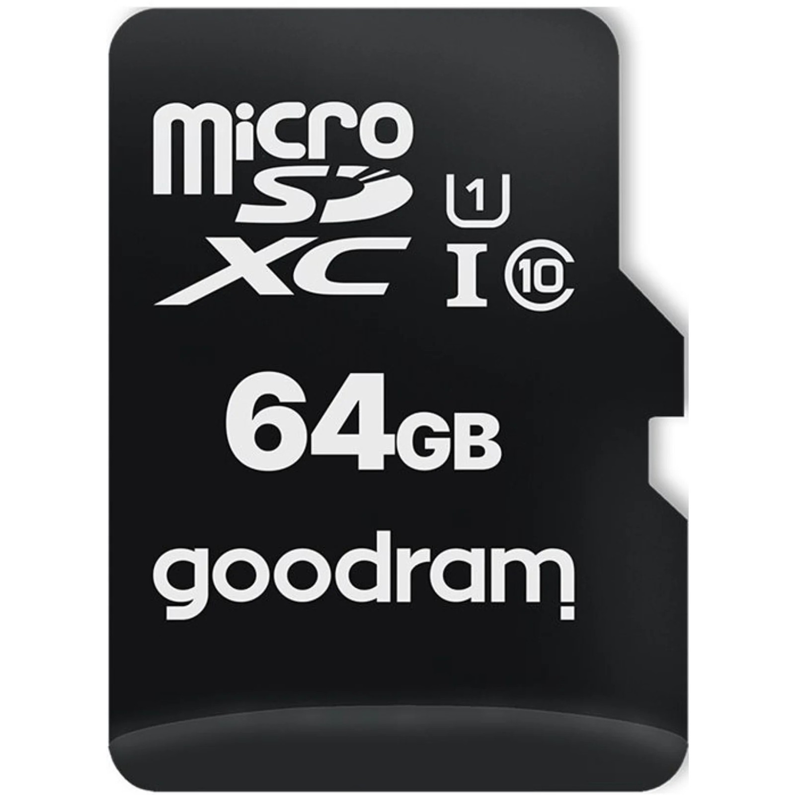 CARTE MEMOIRE MICRO SDXC GOODRAM IRDM CLASS 10 UHS-I 64GO NOIR