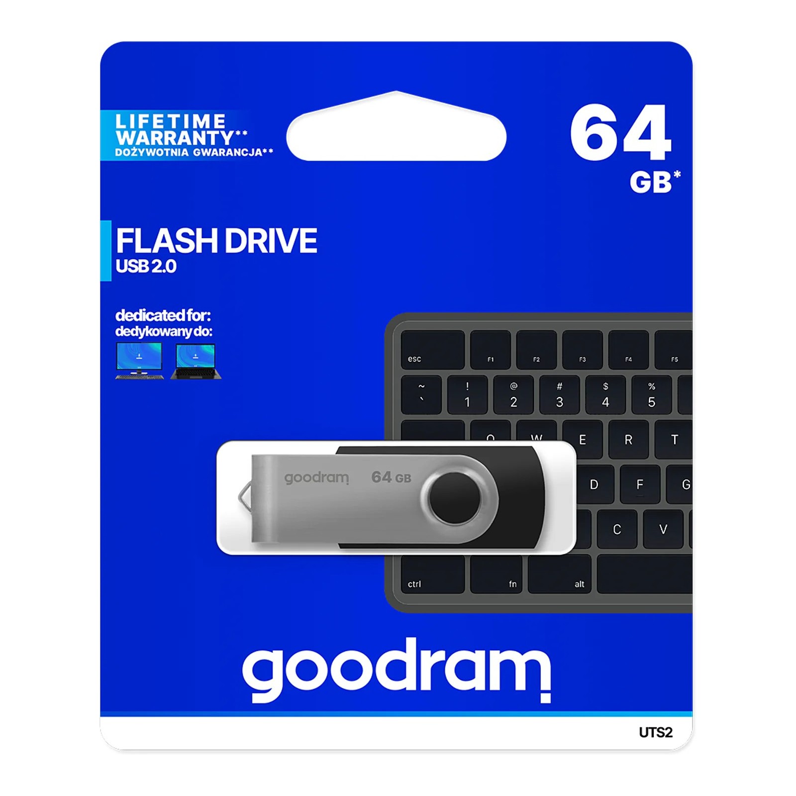 Clé USB GoodRam Twister 64 Go