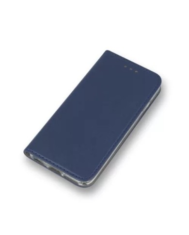 ÉTUI À CLAPET AIMANTÉ POUR IPHONE 13 PRO MAX - BLEU MARINE