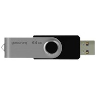 CLE USB USB 2.0 GOODRAM TWISTER SWIVEL 64GO NOIR