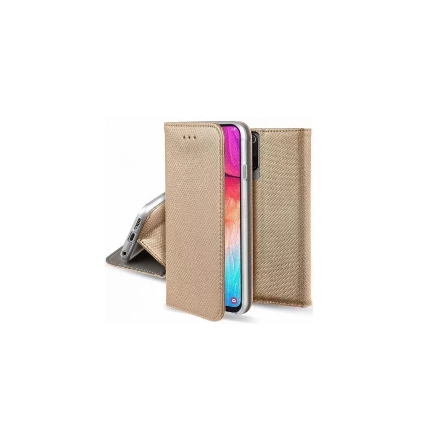 ÉTUI À CLAPET AIMANTÉ POUR IPHONE 12 PRO / PLUS - GOLD