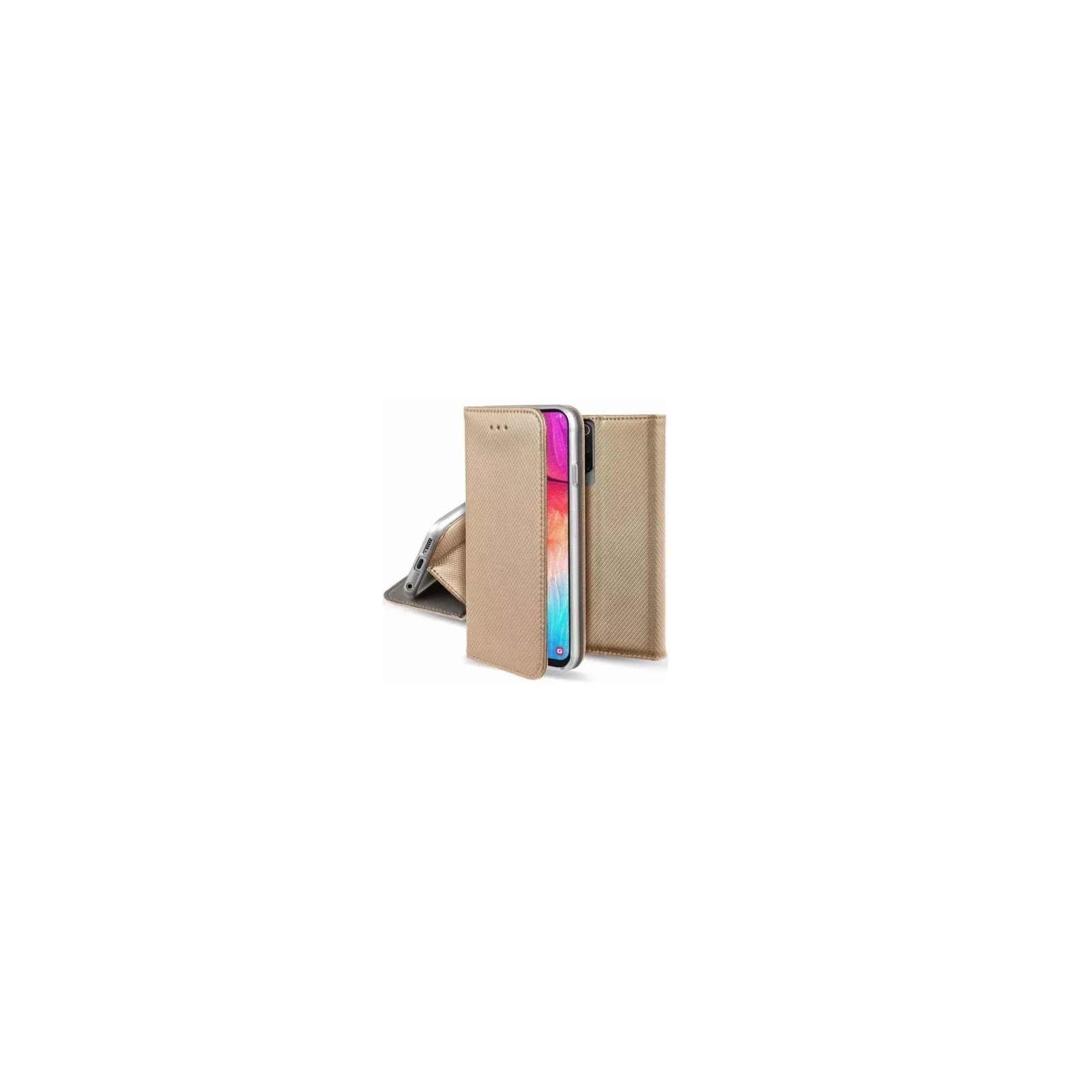 ÉTUI À CLAPET AIMANTÉ POUR IPHONE 12 PRO MAX - GOLD