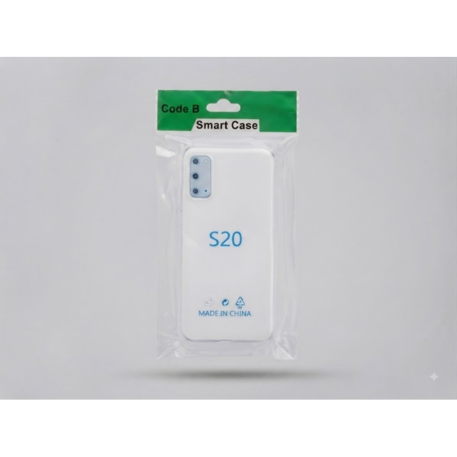 COQUE EN SILICONE  2MM POUR SAMSUNG S20 - TRANSPARENT