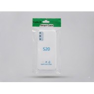 COQUE EN SILICONE  2MM POUR SAMSUNG S20 - TRANSPARENT