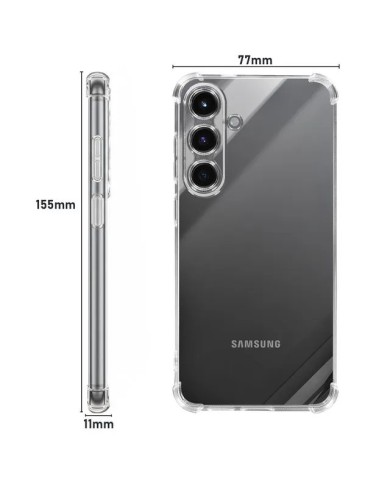 COQUE EN SILICONE  1.5 MM POUR SAMSUNG S26 / S26 PRO - TRANSPARENT