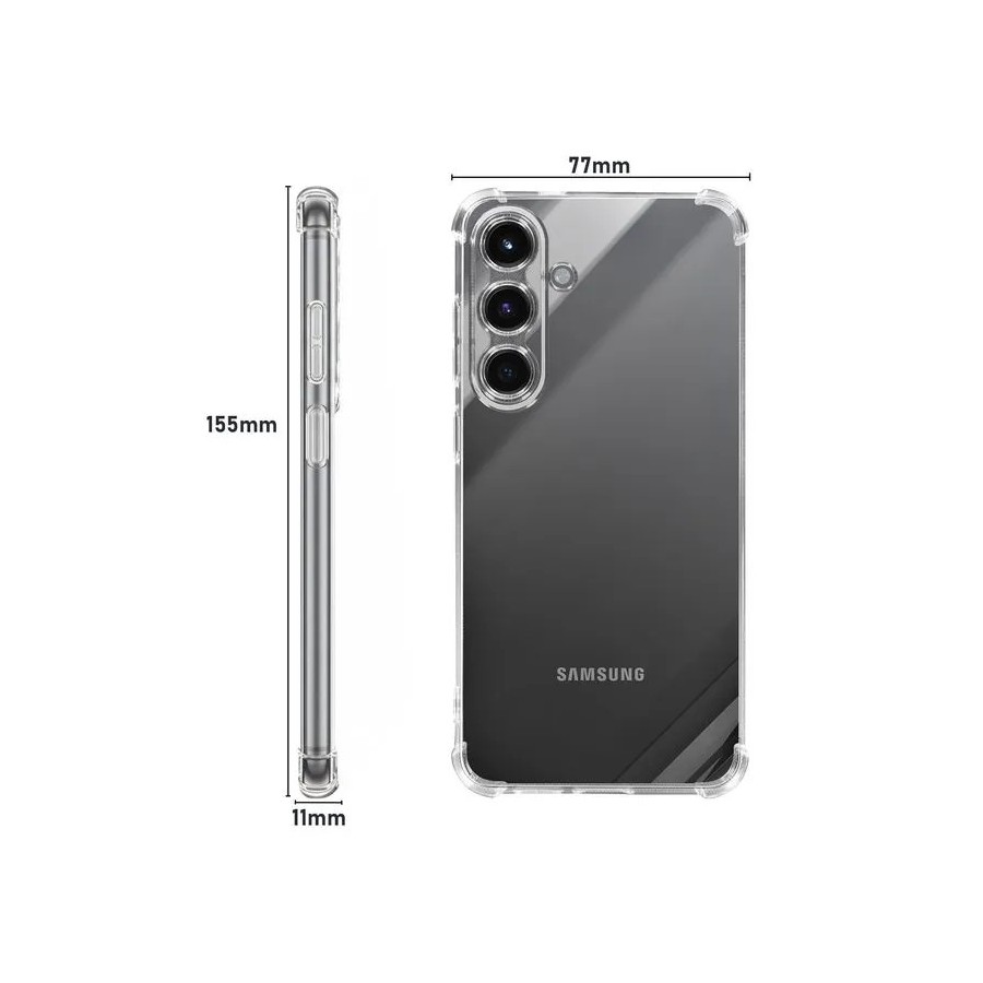 COQUE EN SILICONE  1.5 MM POUR SAMSUNG S26 / S26 PRO - TRANSPARENT