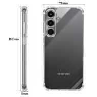 COQUE EN SILICONE  1.5 MM POUR SAMSUNG S26 / S26 PRO - TRANSPARENT