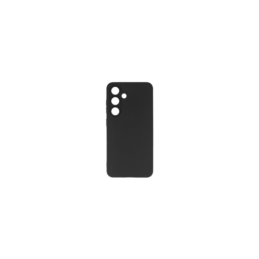 COQUE EN SILICONE POUR SAMSUNG S24 - NOIR