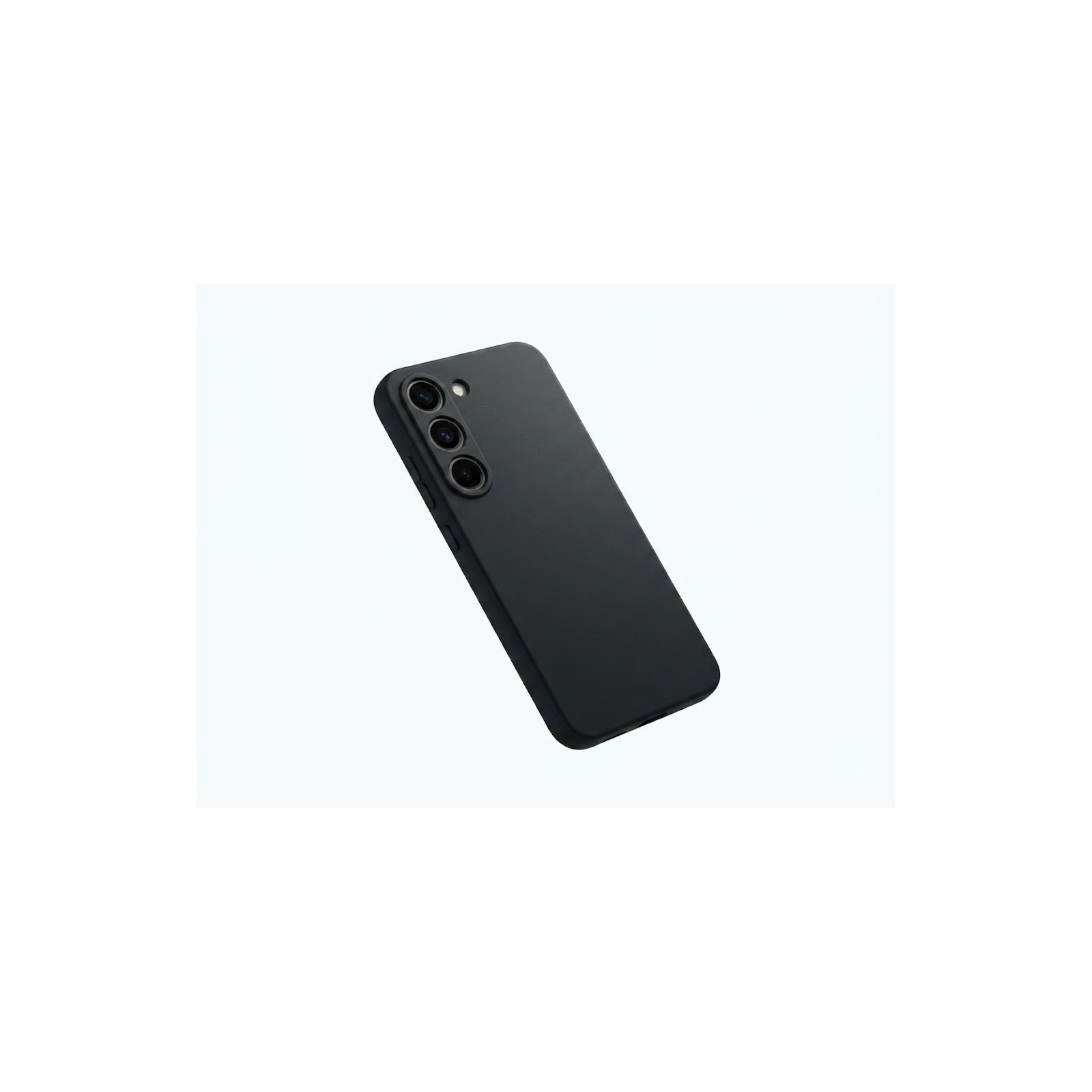 COQUE EN SILICONE POUR SAMSUNG S22 - NOIR