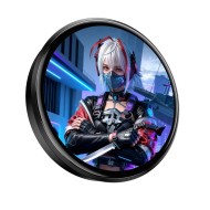 BADGE-DISPLAY ÉLECTRONIQUE HOCO Y130 - BLUETOOTH 5.4 - ÉCRAN 1.85" - 8H - APPLICATION - NOIR